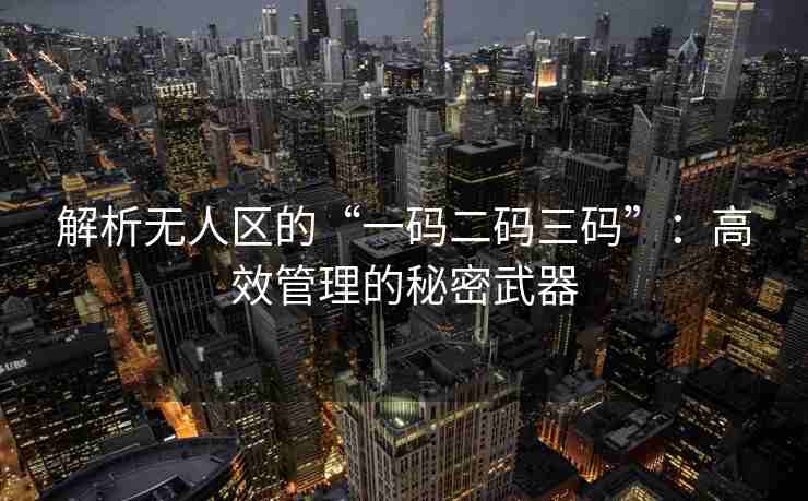 解析无人区的“一码二码三码”：高效管理的秘密武器